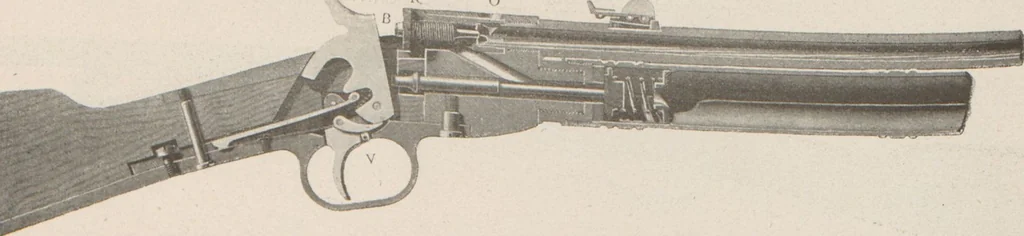 An illustration from Nouvelle balistique P. Giffard : à gaz liquéfié / Cie des forges et aciéries de la marine et des chemins de fer, 1892, leaf 18