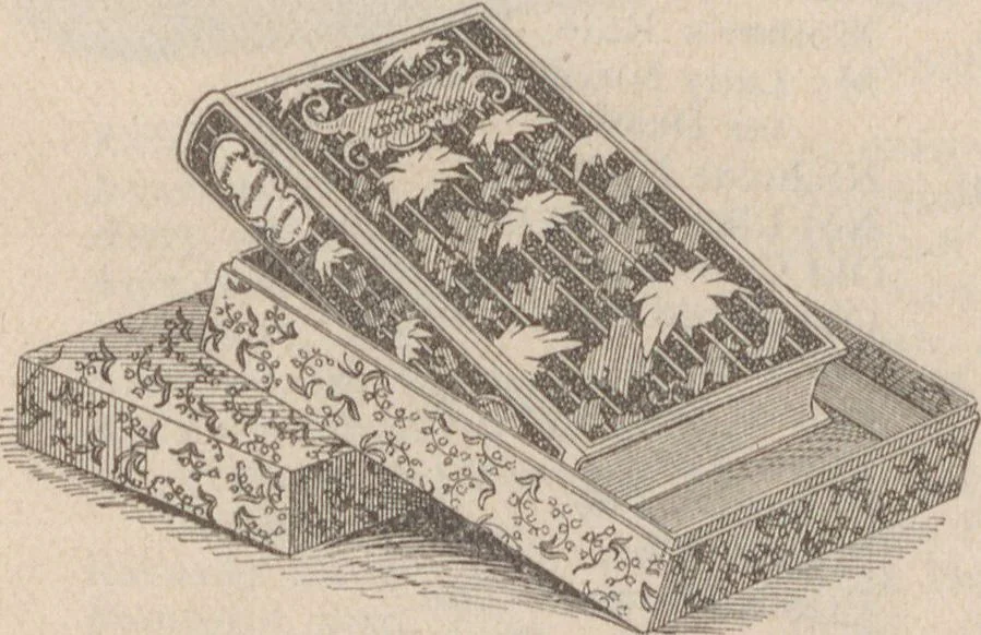 An illustration from Catalogue of miscellaneous and standard books, 1897-8 / R.H. White Co, 1897, leaf 36