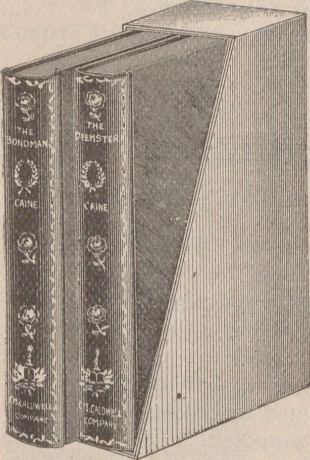 An illustration from Catalogue of miscellaneous and standard books, 1897-8 / R.H. White Co, 1897, leaf 49