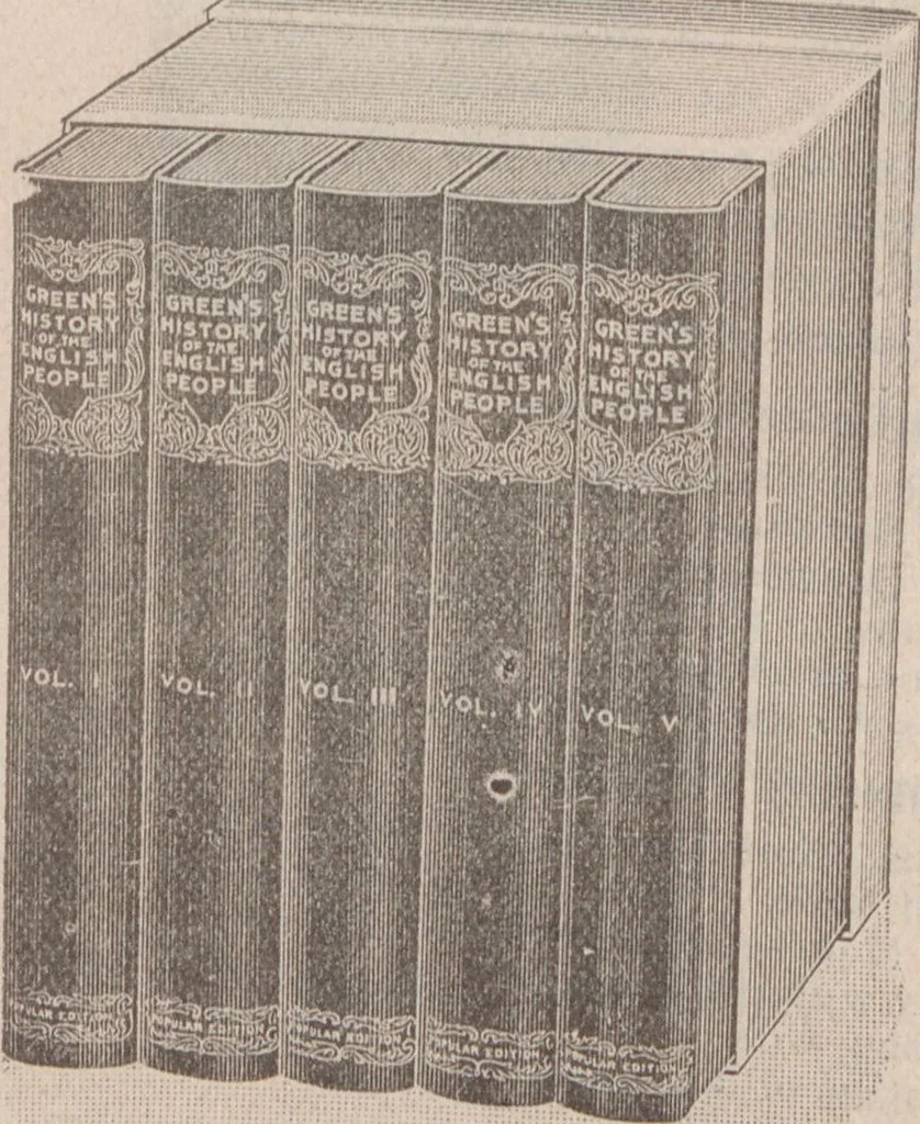 An illustration from Catalogue of miscellaneous and standard books, 1897-8 / R.H. White Co, 1897, leaf 54