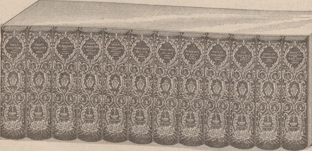 An illustration from Catalogue of miscellaneous and standard books, 1897-8 / R.H. White Co, 1897, leaf 56