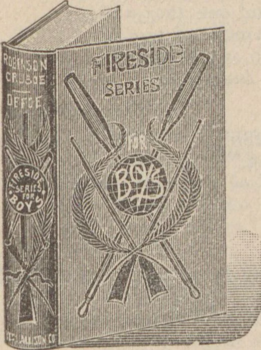 An illustration from Catalogue of miscellaneous and standard books, 1897-8 / R.H. White Co, 1897, leaf 73