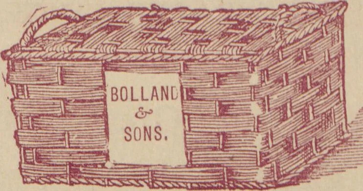 An illustration from R. Bolland & Sons, restaurant, Chester, 1895, leaf 15