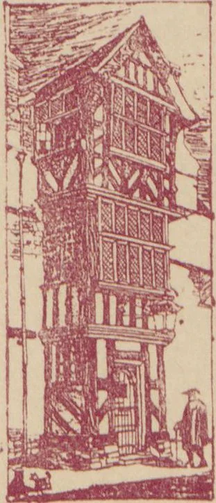 An illustration from R. Bolland & Sons, restaurant, Chester, 1895, leaf 9