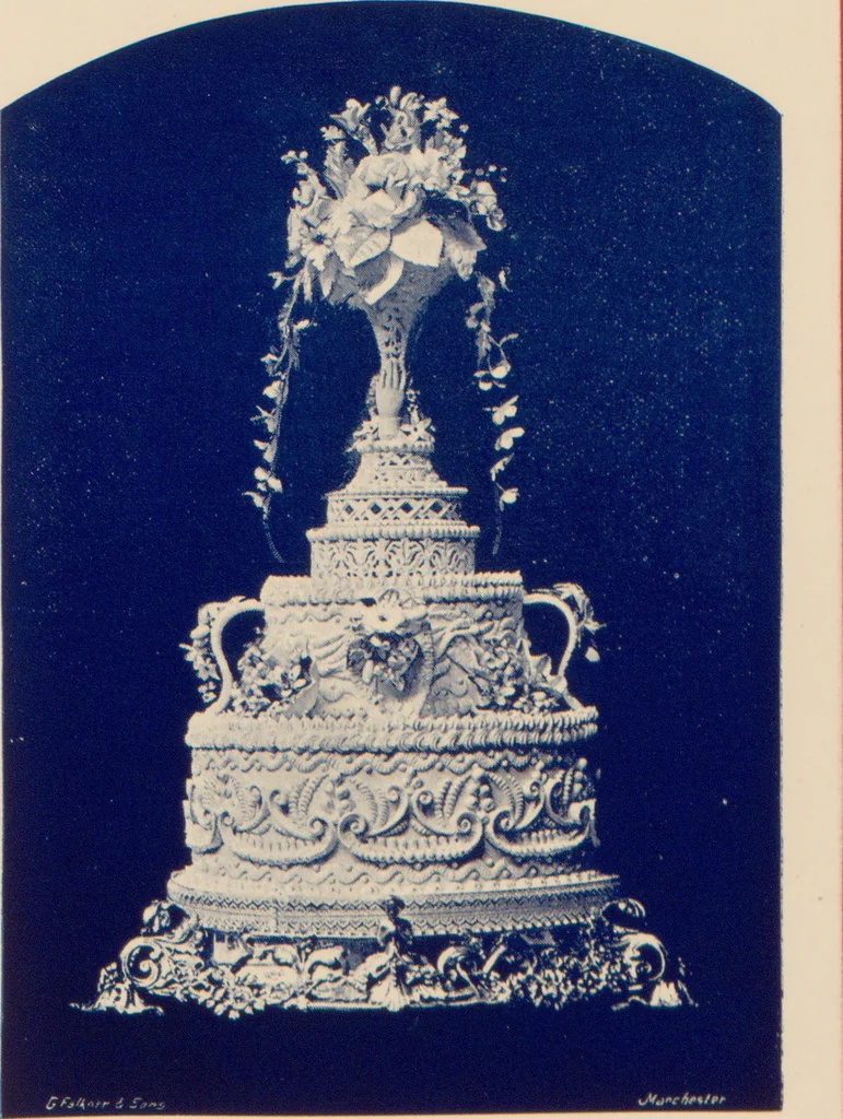 An illustration from R. Bolland & Sons' illustrated list of bride cakes, 1890, leaf 17