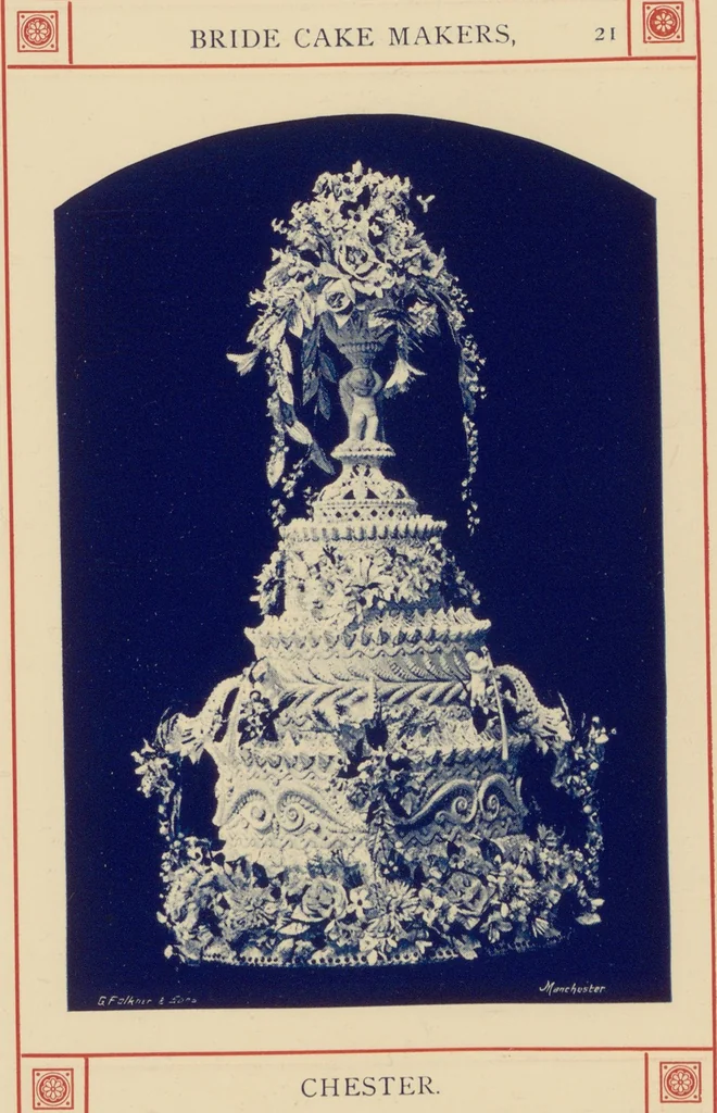 An illustration from R. Bolland & Sons' illustrated list of bride cakes, 1890, leaf 23
