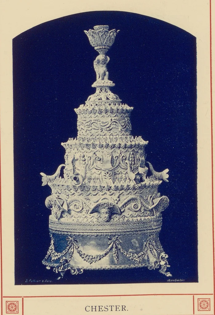 An illustration from R. Bolland & Sons' illustrated list of bride cakes, 1890, leaf 27