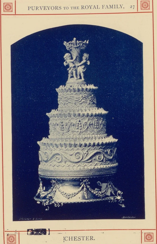 An illustration from R. Bolland & Sons' illustrated list of bride cakes, 1890, leaf 29