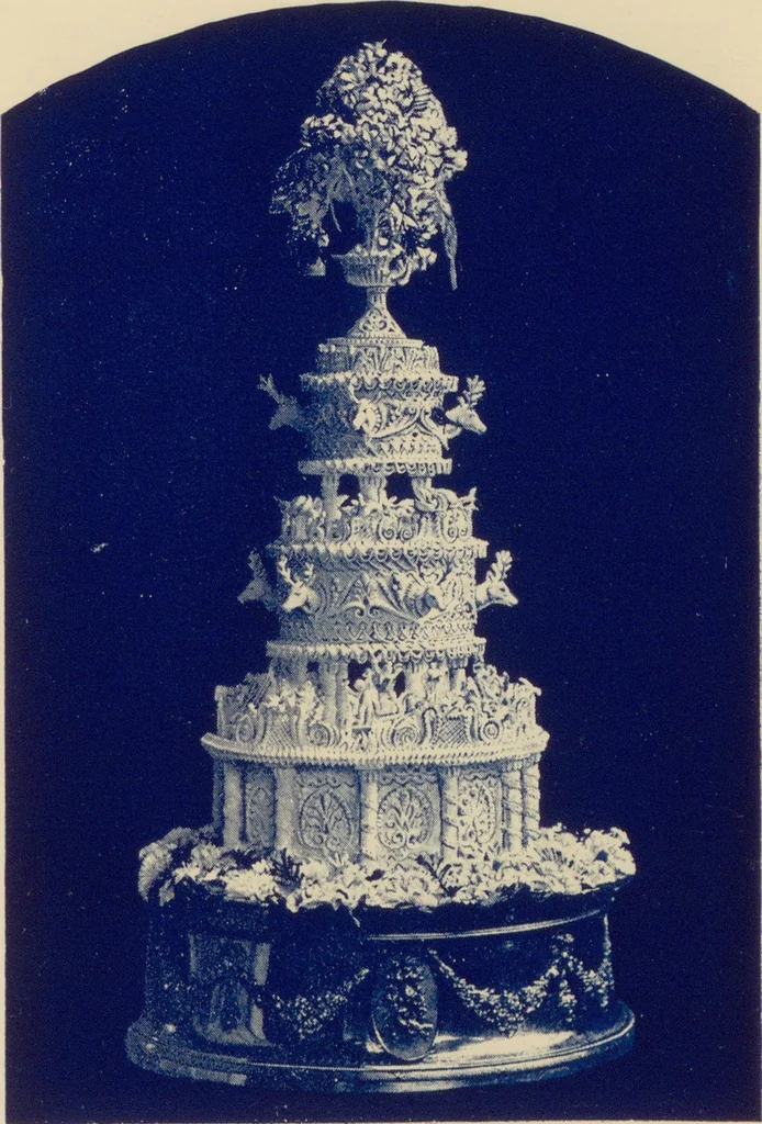 An illustration from R. Bolland & Sons' illustrated list of bride cakes, 1890, leaf 31