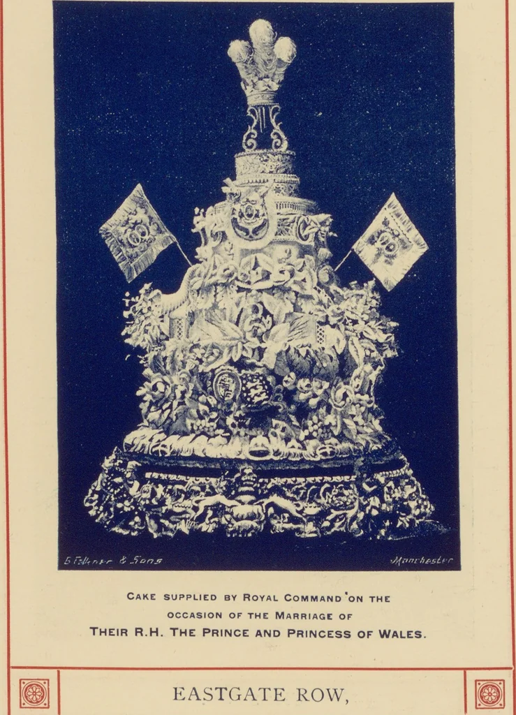An illustration from R. Bolland & Sons' illustrated list of bride cakes, 1890, leaf 32