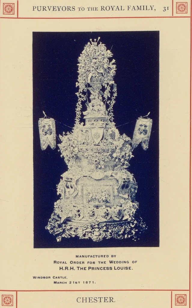 An illustration from R. Bolland & Sons' illustrated list of bride cakes, 1890, leaf 33
