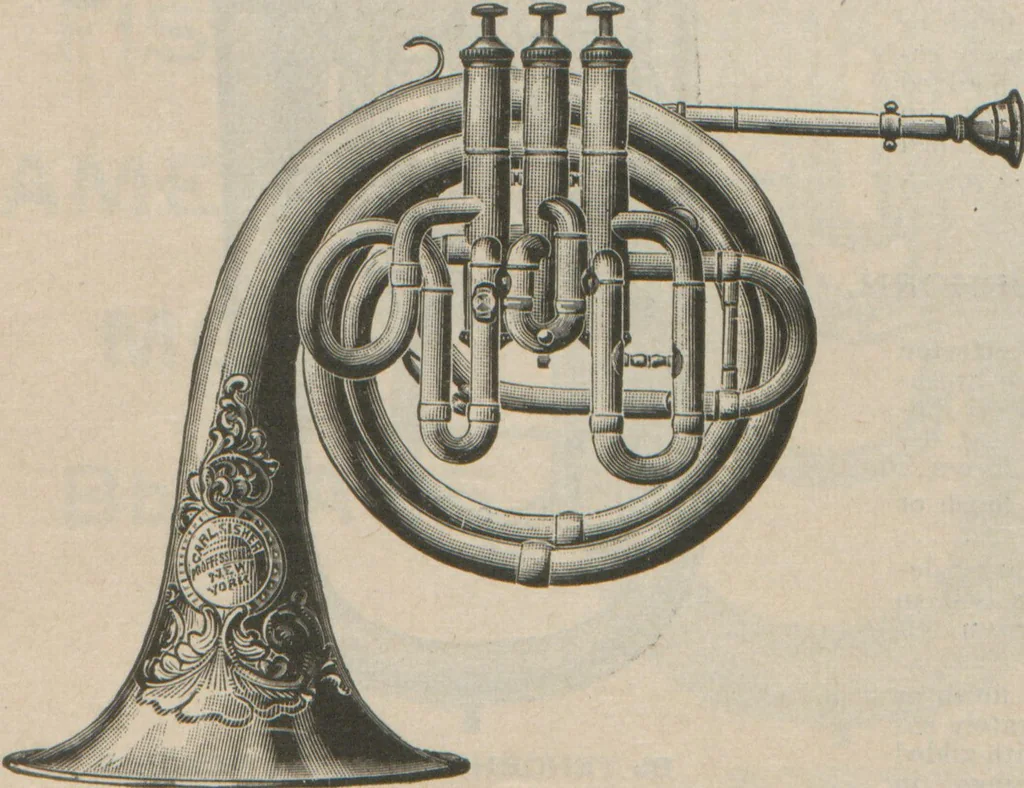 An illustration from Carl Fischer new competition catalog of band instruments and specialities pertaining to military bands, 1919, leaf 13