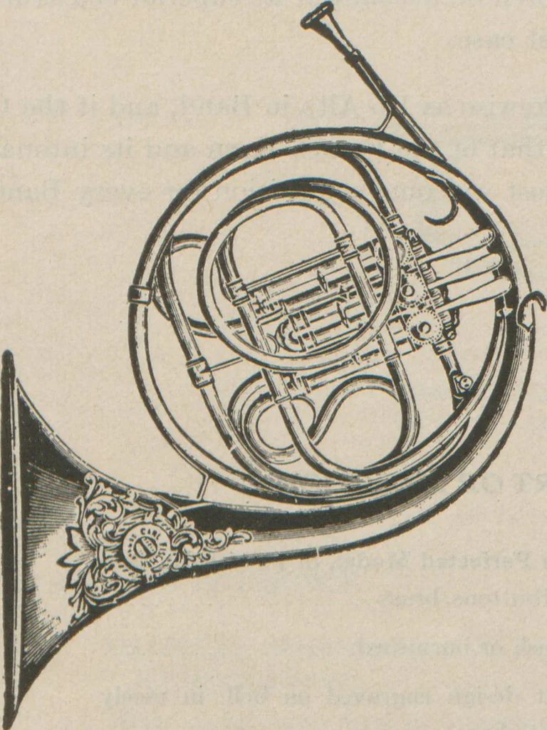 An illustration from Carl Fischer new competition catalog of band instruments and specialities pertaining to military bands, 1919, leaf 14