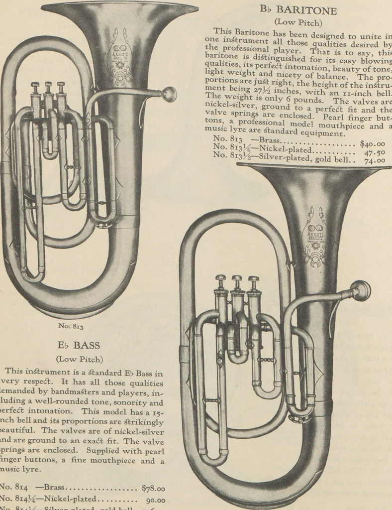 An illustration from Musical merchandise catalog / The Vega Co, 1920, leaf 10