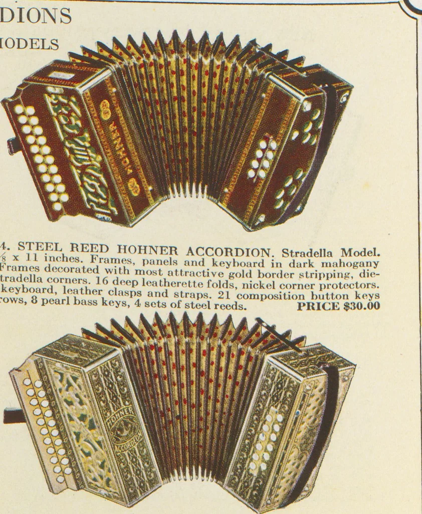 An illustration from Musical merchandise catalog / The Vega Co, 1920, leaf 54