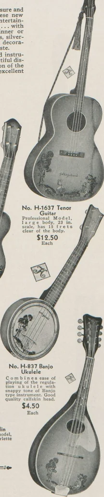 An illustration from Musical merchandise catalog / The Vega Co, 1920, leaf 71