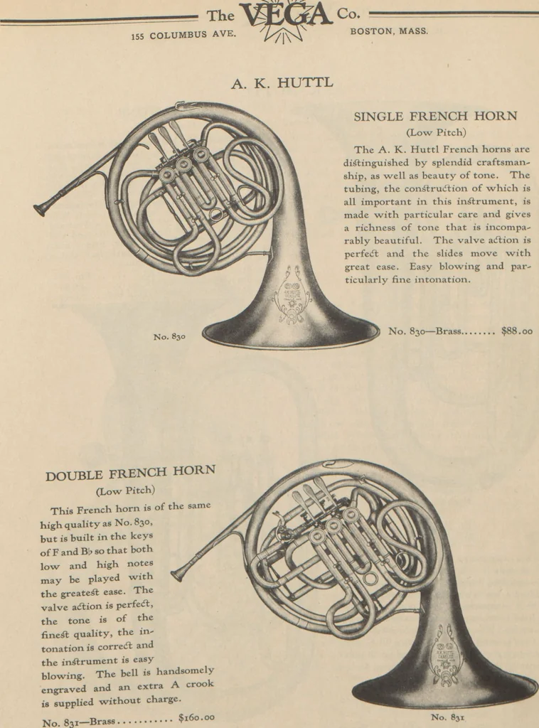 An illustration from Musical merchandise catalog / The Vega Co, 1920, leaf 9