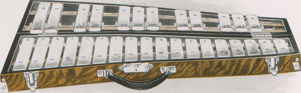 An illustration from Catalogue M / J.C. Deagan Musical Bells Inc, 1917, leaf 13
