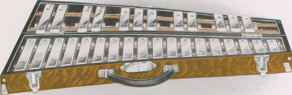 An illustration from Catalogue M / J.C. Deagan Musical Bells Inc, 1917, leaf 15