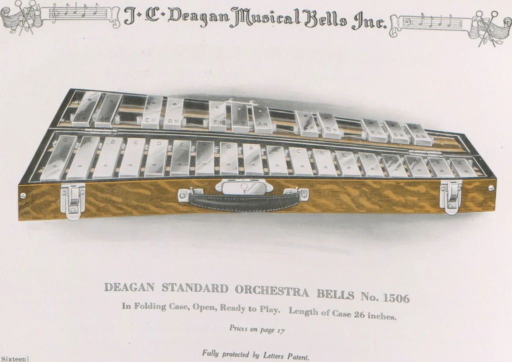 An illustration from Catalogue M / J.C. Deagan Musical Bells Inc, 1917, leaf 17