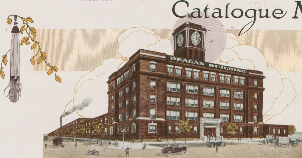 An illustration from Catalogue M / J.C. Deagan Musical Bells Inc, 1917, leaf 2