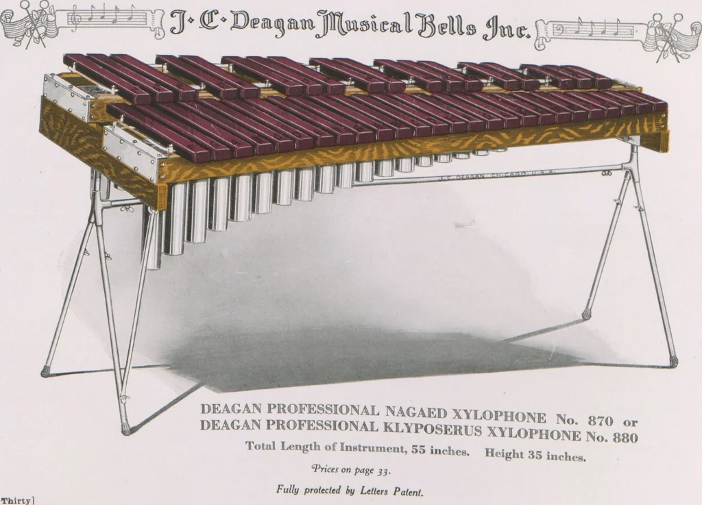 An illustration from Catalogue M / J.C. Deagan Musical Bells Inc, 1917, leaf 31
