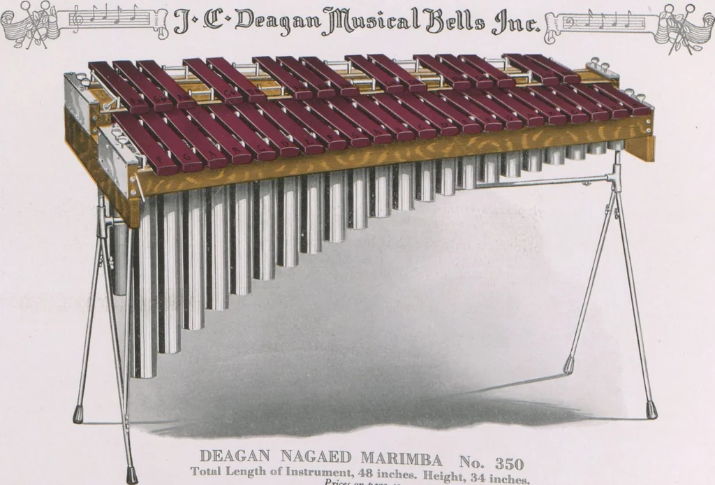 An illustration from Catalogue M / J.C. Deagan Musical Bells Inc, 1917, leaf 49