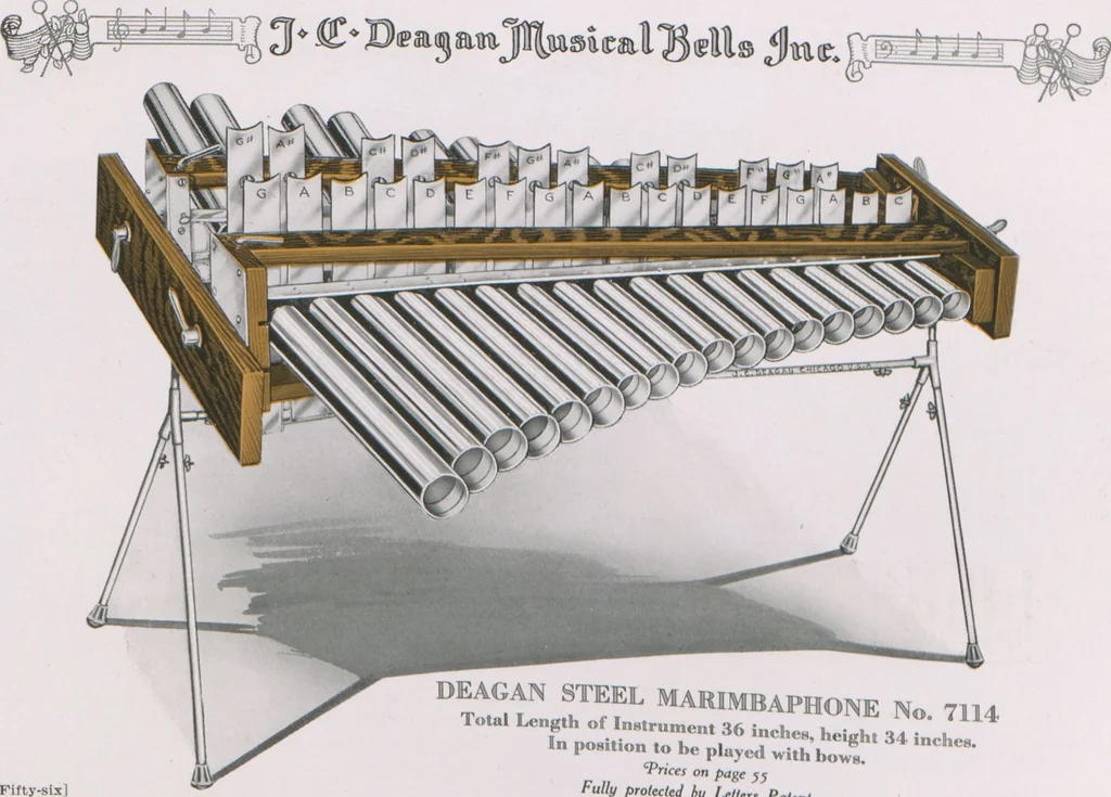 An illustration from Catalogue M / J.C. Deagan Musical Bells Inc, 1917, leaf 57