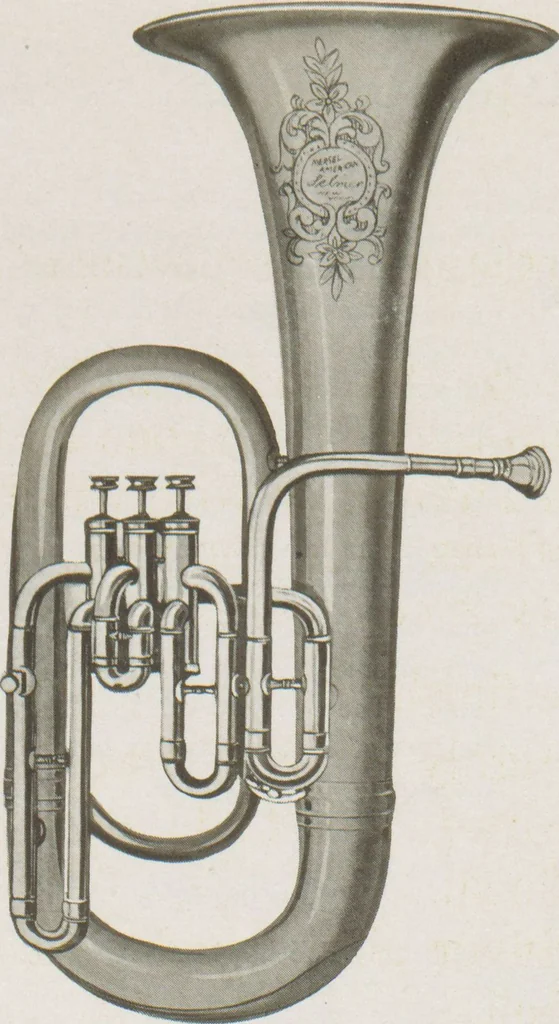 An illustration from Band and orchestra instruments / Selmer, 1917, leaf 14