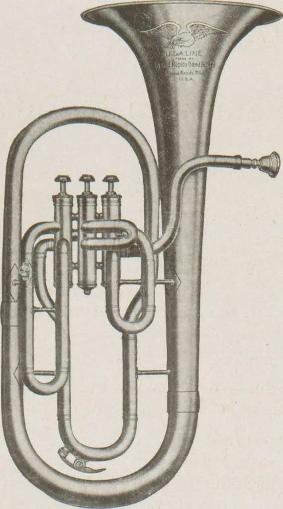An illustration from Band and orchestra instruments / Selmer, 1917, leaf 18