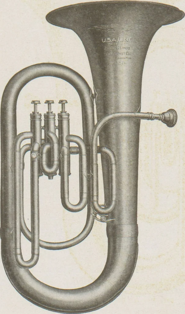 An illustration from Band and orchestra instruments / Selmer, 1917, leaf 18