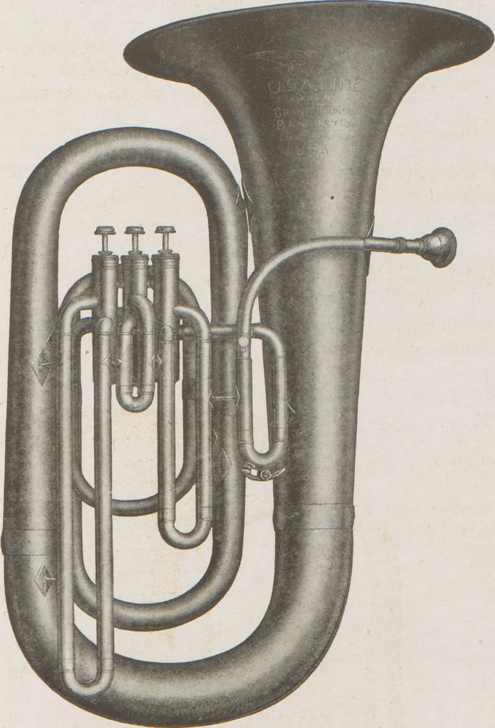 An illustration from Band and orchestra instruments / Selmer, 1917, leaf 19