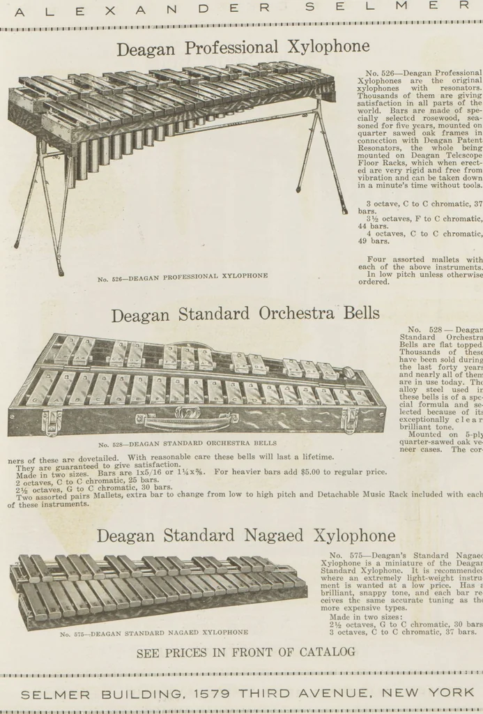 An illustration from Band and orchestra instruments / Selmer, 1917, leaf 33