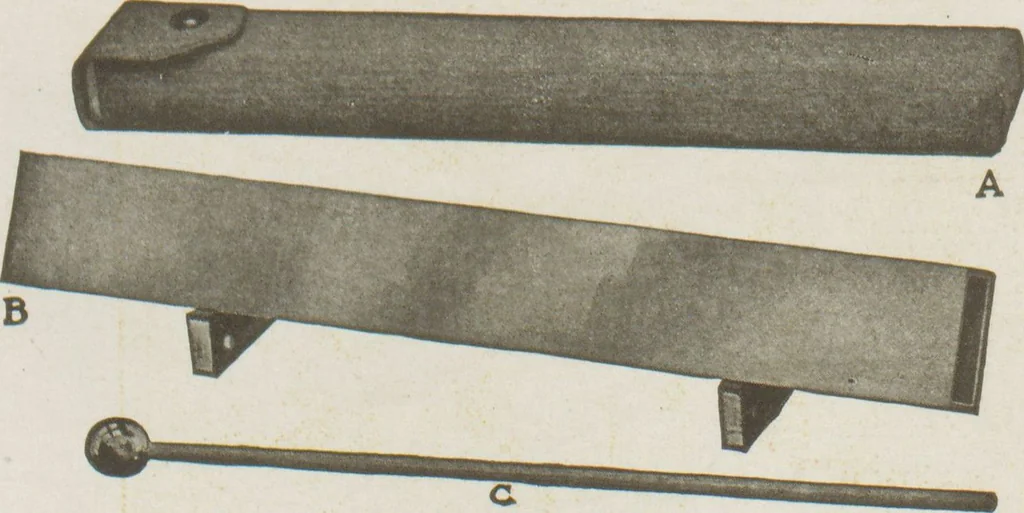An illustration from Band and orchestra instruments / Selmer, 1917, leaf 38