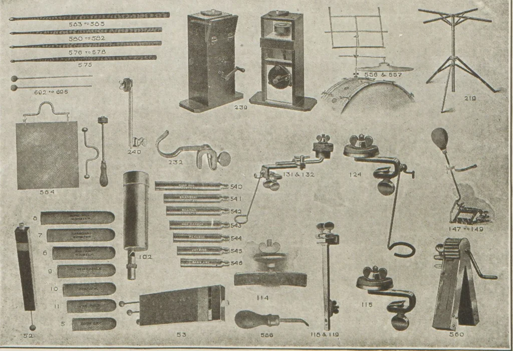 An illustration from Band and orchestra instruments / Selmer, 1917, leaf 39