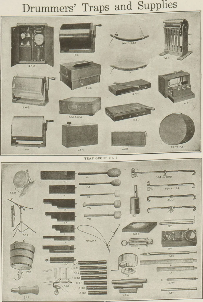 An illustration from Band and orchestra instruments / Selmer, 1917, leaf 40