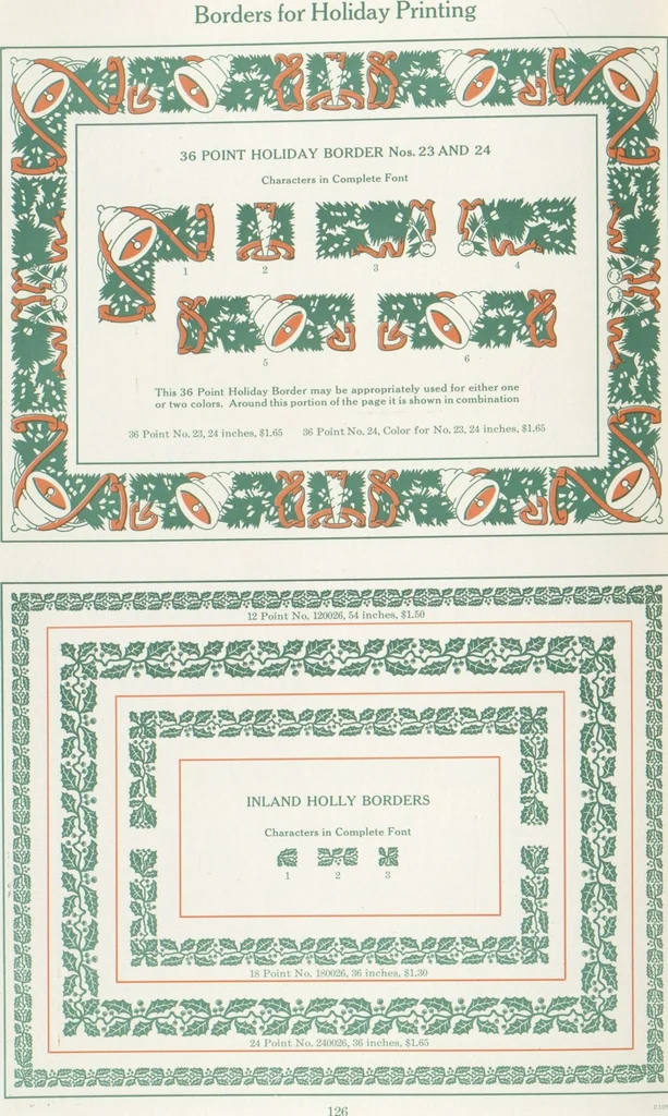 An illustration from Decorative materials : borders, ornaments and initials ; a complete catalogue of practical decorations for printers and publishers, 1913, leaf 131