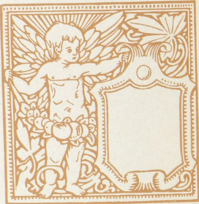 An illustration from Decorative materials : borders, ornaments and initials ; a complete catalogue of practical decorations for printers and publishers, 1913, leaf 21
