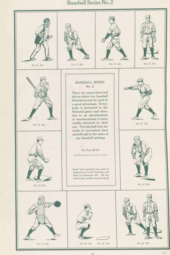 An illustration from Decorative materials : borders, ornaments and initials ; a complete catalogue of practical decorations for printers and publishers, 1913, leaf 23