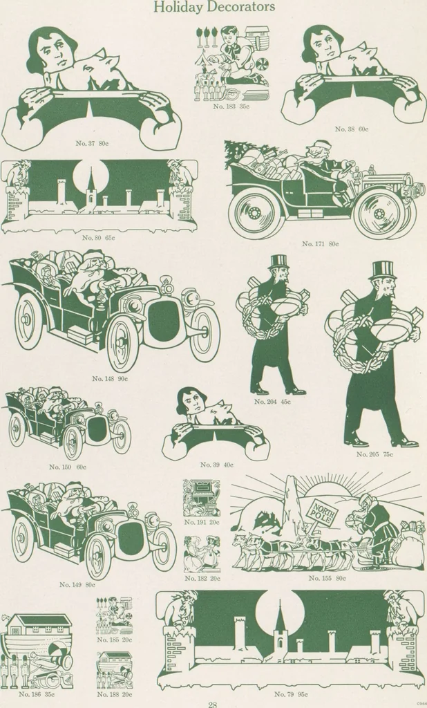 An illustration from Decorative materials : borders, ornaments and initials ; a complete catalogue of practical decorations for printers and publishers, 1913, leaf 33