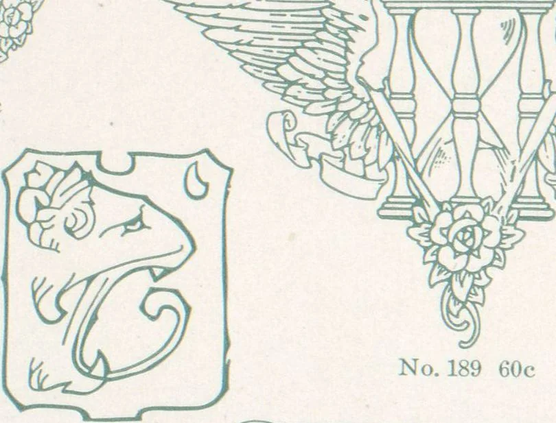 An illustration from Decorative materials : borders, ornaments and initials ; a complete catalogue of practical decorations for printers and publishers, 1913, leaf 47
