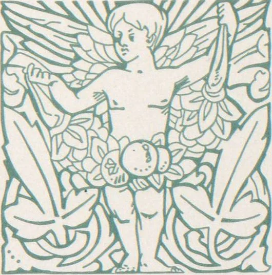 An illustration from Decorative materials : borders, ornaments and initials ; a complete catalogue of practical decorations for printers and publishers, 1913, leaf 48