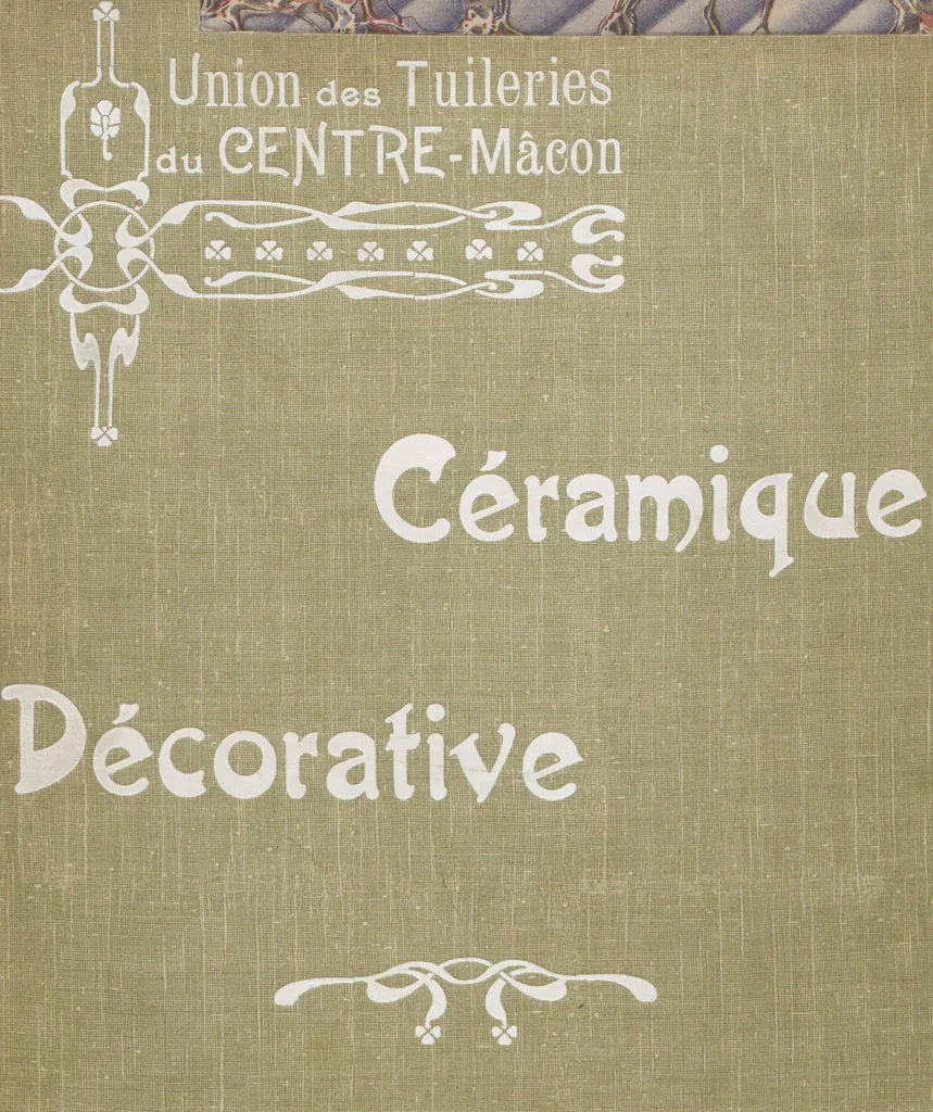 An illustration from Céramique décorative / Union des tuileries du centre, 1905, leaf 1