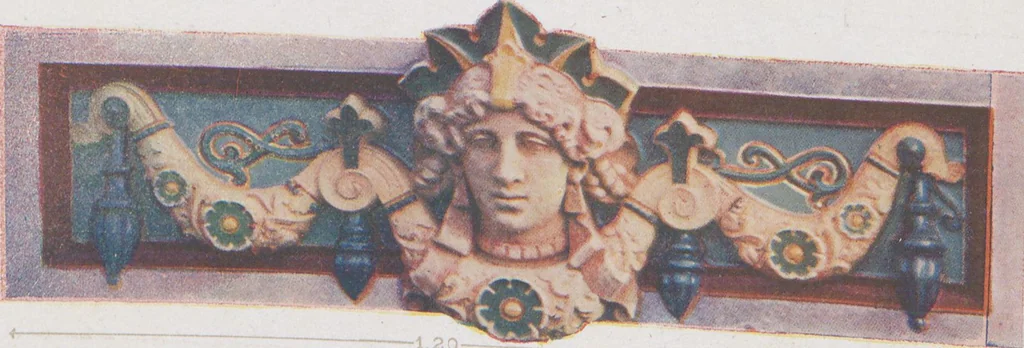 An illustration from Céramique décorative / Union des tuileries du centre, 1905, leaf 11