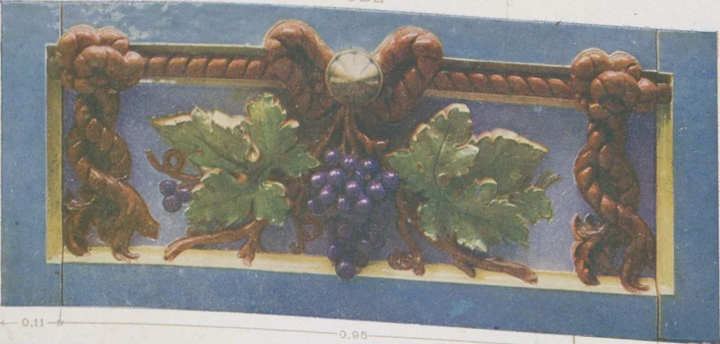 An illustration from Céramique décorative / Union des tuileries du centre, 1905, leaf 11