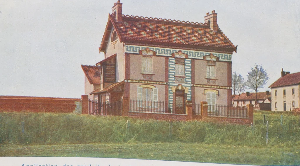 An illustration from Céramique décorative / Union des tuileries du centre, 1905, leaf 13