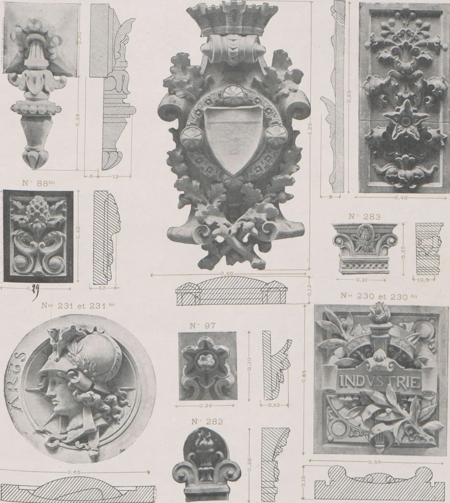 An illustration from Céramique décorative / Union des tuileries du centre, 1905, leaf 26