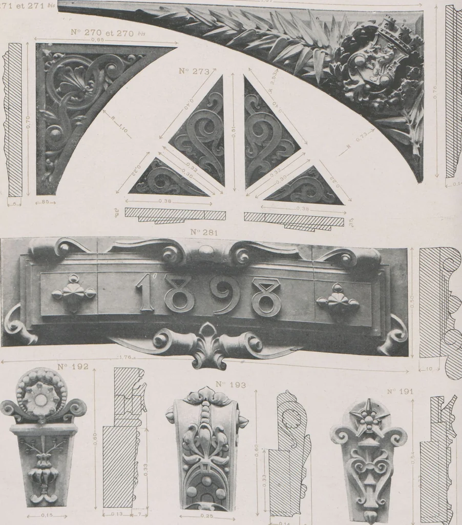 An illustration from Céramique décorative / Union des tuileries du centre, 1905, leaf 27