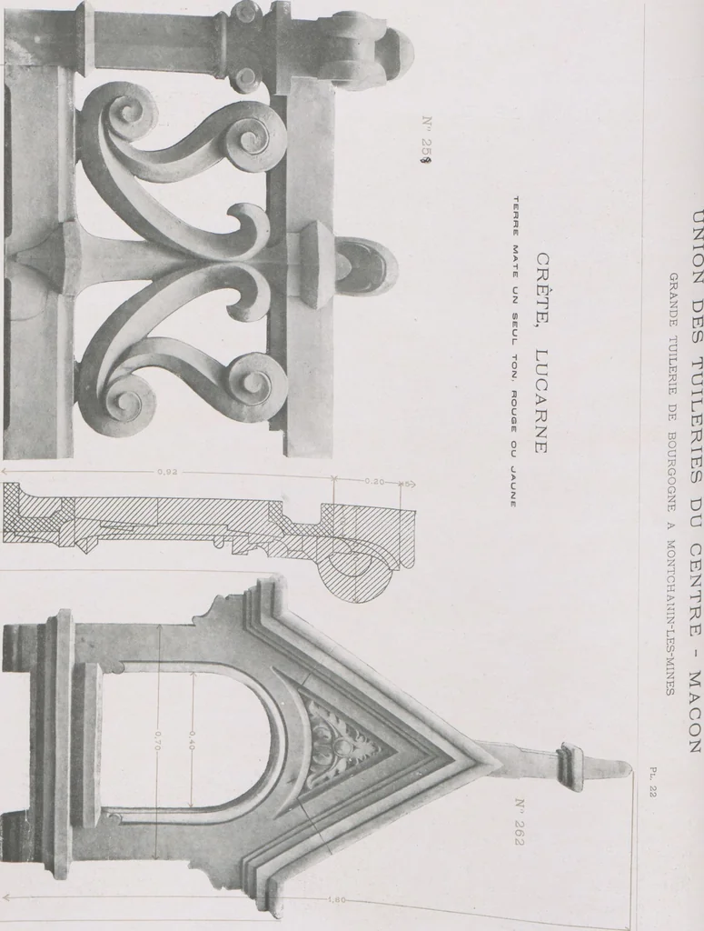 An illustration from Céramique décorative / Union des tuileries du centre, 1905, leaf 29