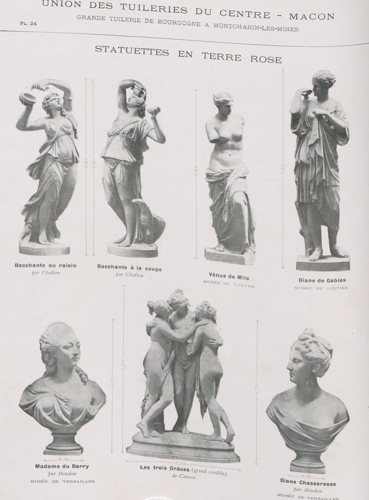 An illustration from Céramique décorative / Union des tuileries du centre, 1905, leaf 31